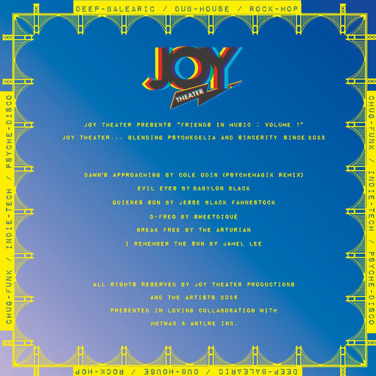 Joy Theater - Friends in Music Vol. 1, 12" LP