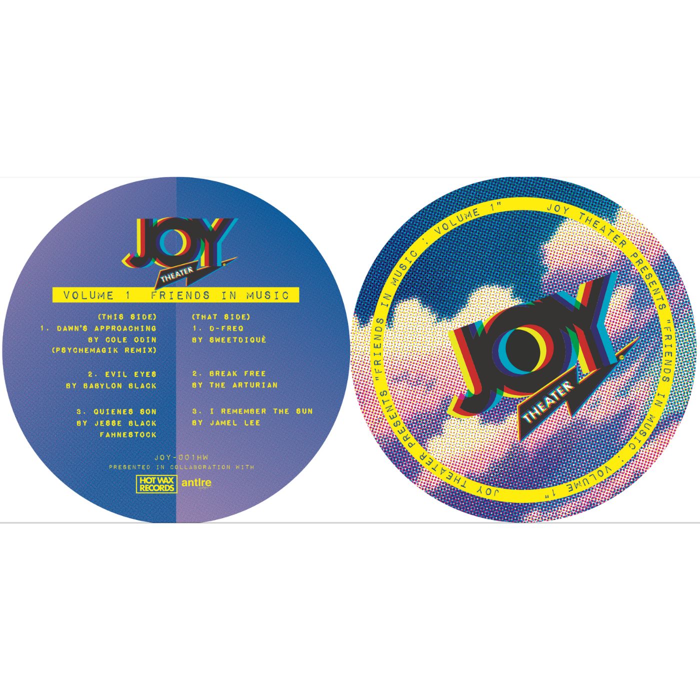 Joy Theater - Friends in Music Vol. 1, 12" LP