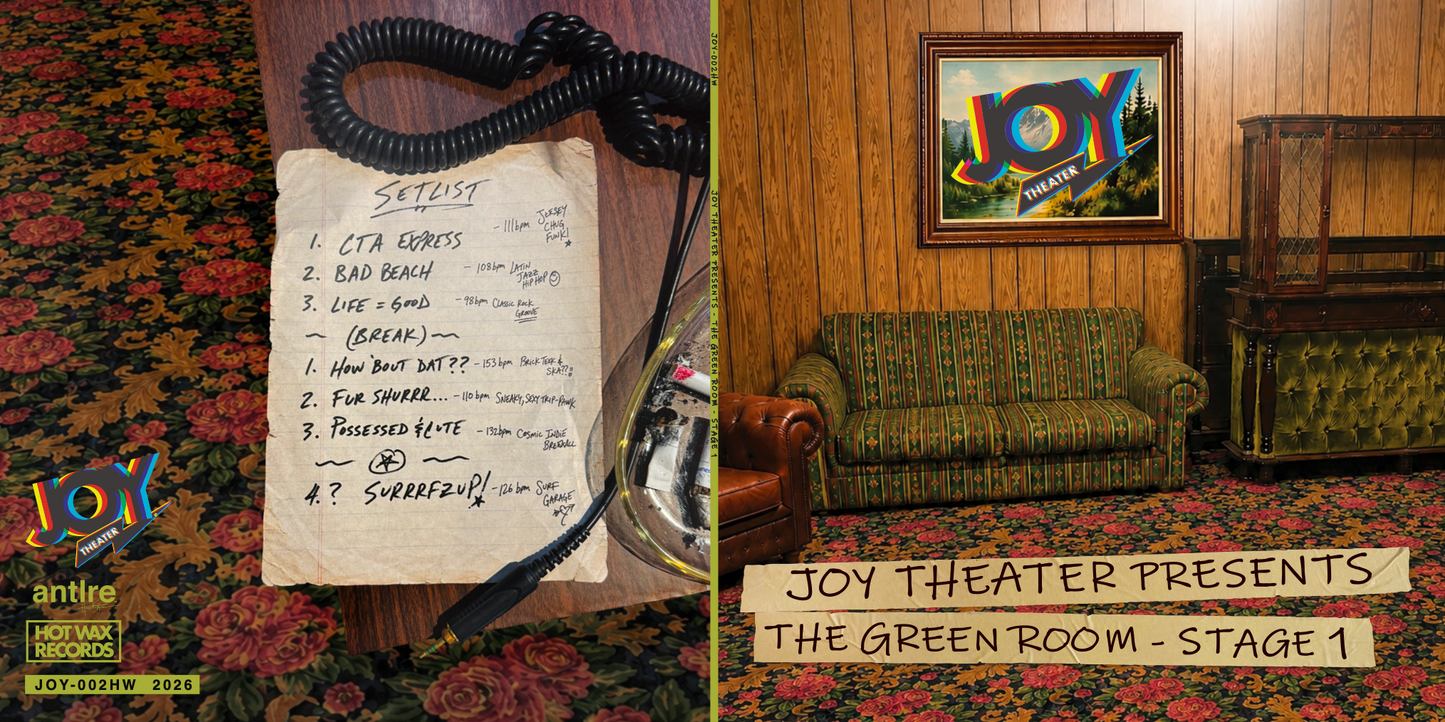 Joy Theater Productions - The Green Room - Vol 1. | 12" LP Vinyl, Limited Run, Black and Olive Green Variants